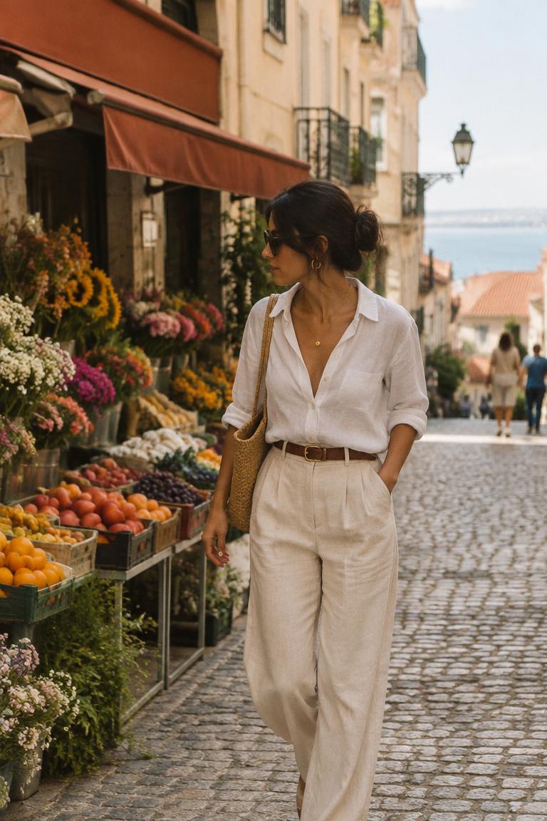 Market day in Lisbon
